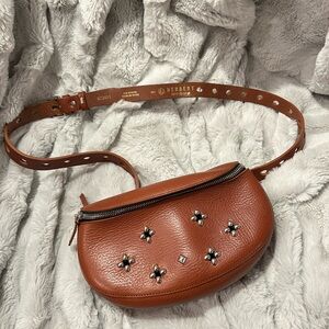 herbert frere soeur brown studded bag